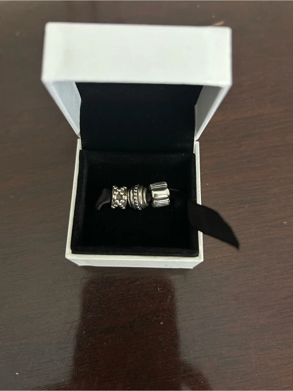 Set of 3 Pandora Silver Spacer Charms